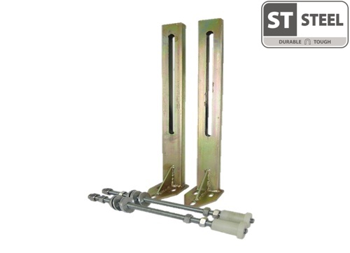 Galvanised Iron Wall Hung WC Bracket